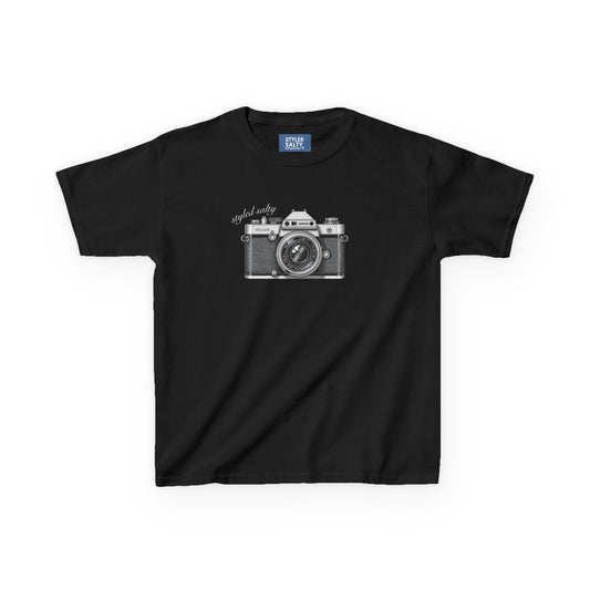 say cheese tee (noir)-youth