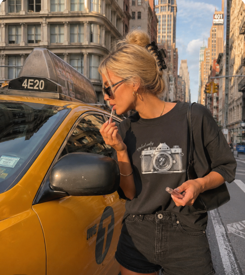 say cheese tee (noir)