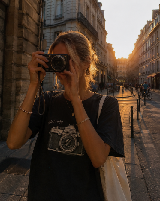 say cheese tee (noir)